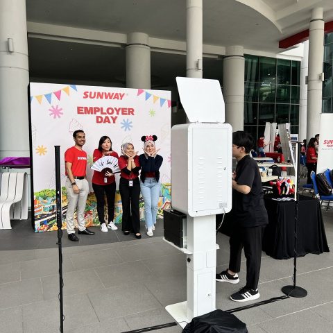 Premium photo booth rental service in Malaysia.