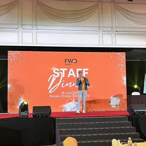 Backdrop rental for conferences and seminars in Malaysia.