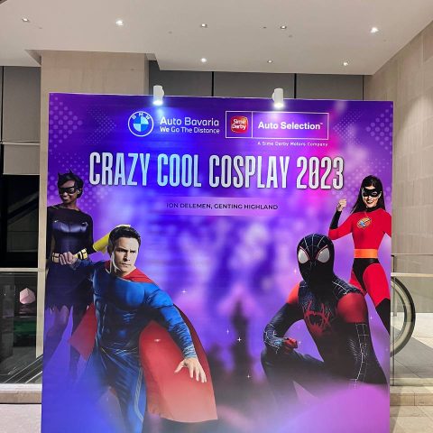 Professional event backdrop rental service in Kuala Lumpur.